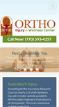 Mobile Screenshot of orthoinjurywellness.com